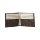 Refined Double Billfold in Horse and Carriage Coated Canvas