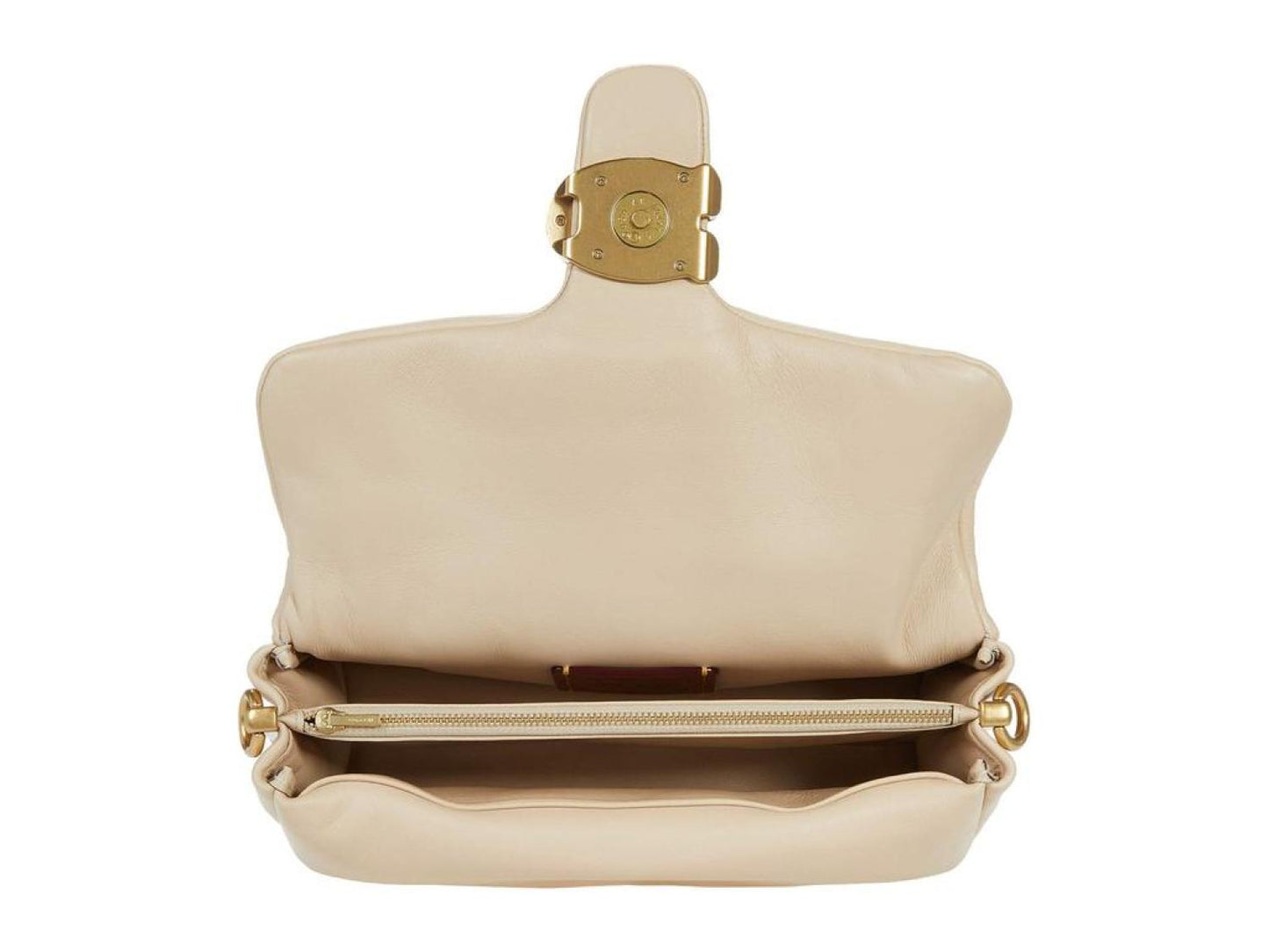 Leather Covered C Closure Pillow Tabby Shoulder Bag 26