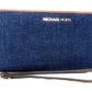Michael Kors Women's Jet Set Travel Continental Wristlet Wallet