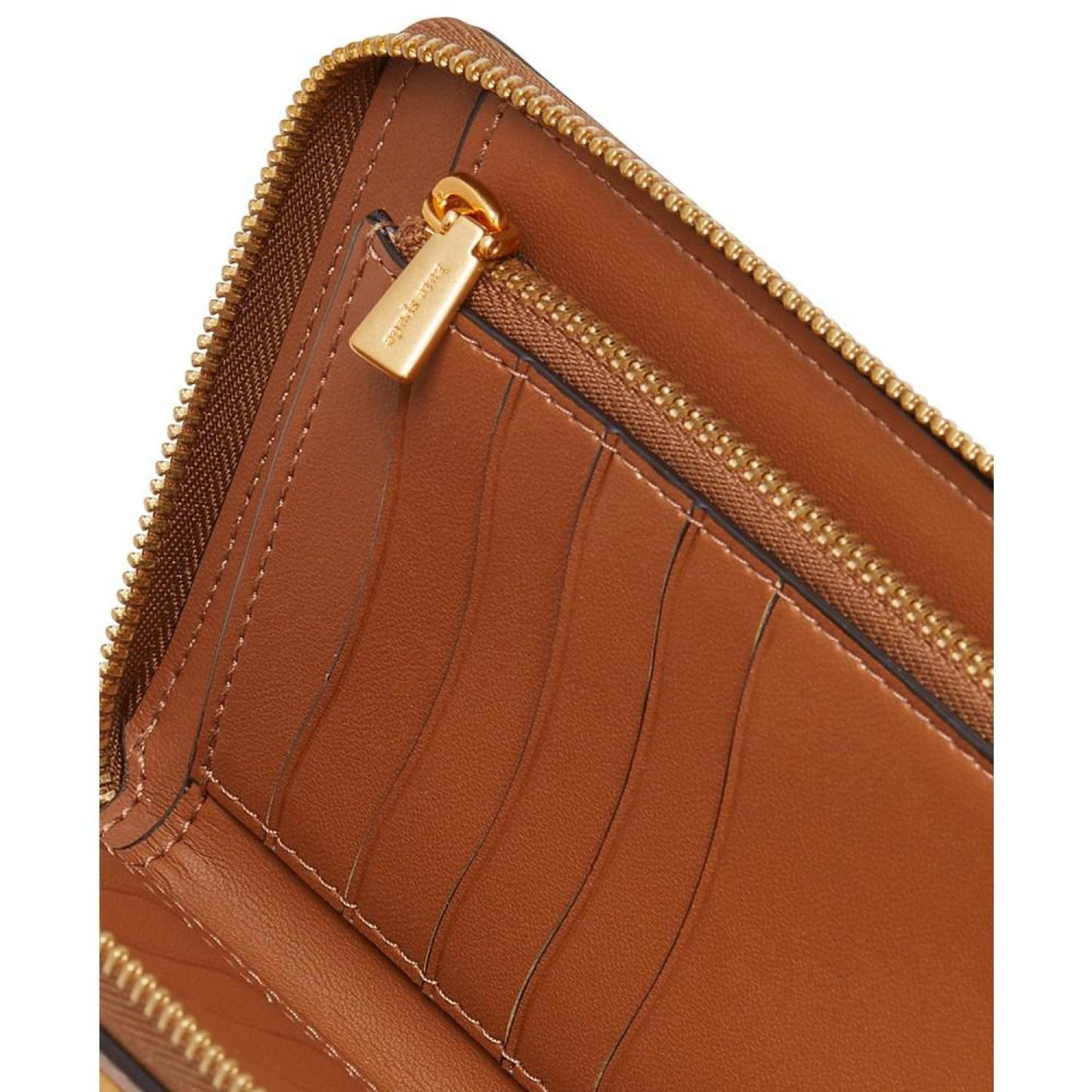 Katy Textured Leather Zip Around Wallet