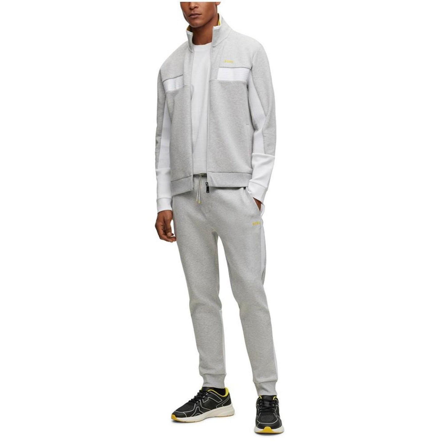 Men's Tape-Trim Zip-Up Sweatshirt