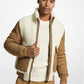 Sherpa and Quilted Nylon Jacket