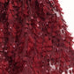 Cossette Dress In Sangria Fizz