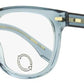 Hugo Boss Men's Eco Acetate Eyeglasses B1444N ZI9 Transparent Teal 52mm