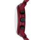 Men's Runway Chronograph Red Matte Coated Stainless Steel Bracelet Watch 45mm