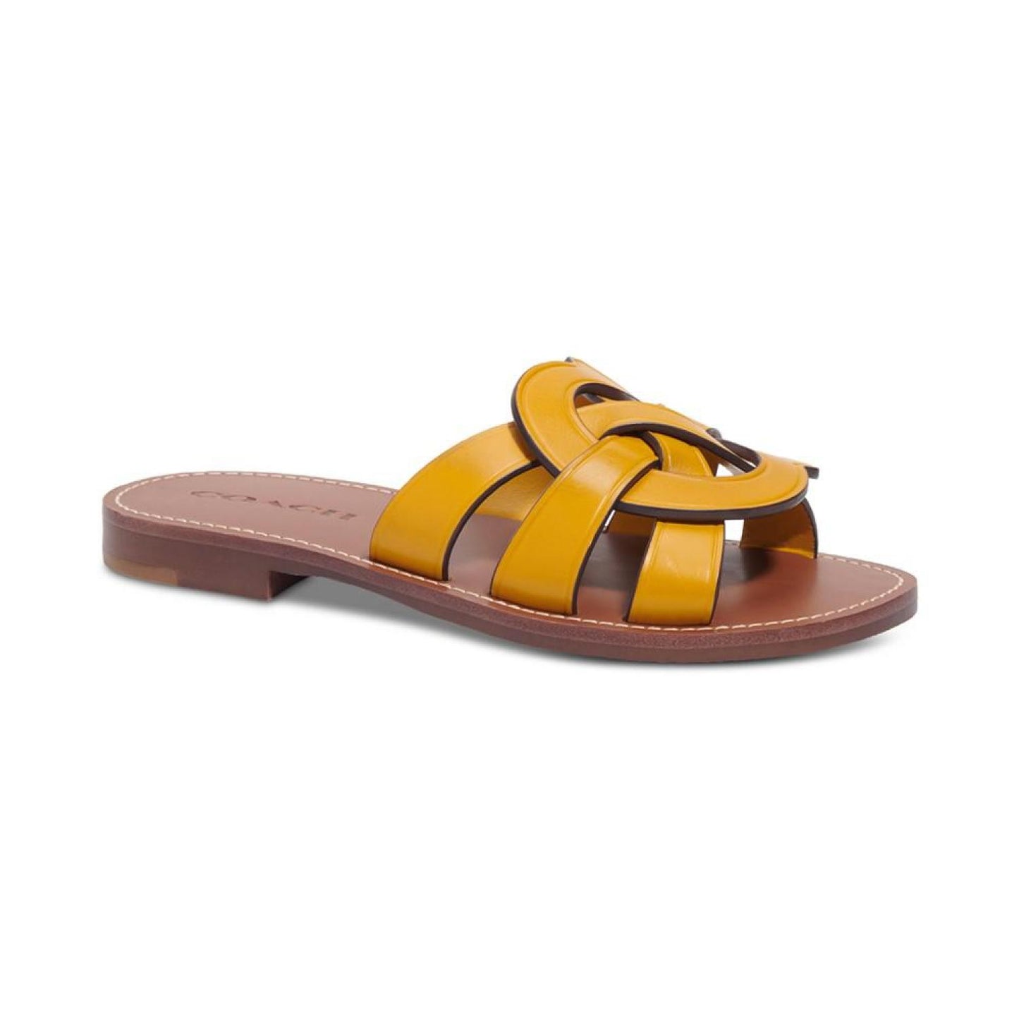 Issa "C" Emblem Slide Sandals