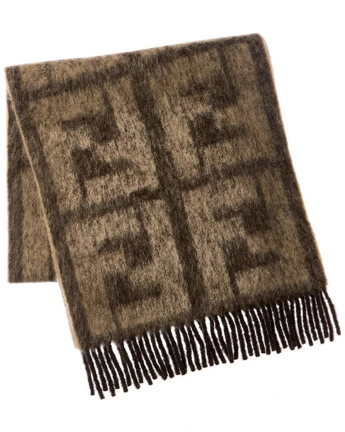 FENDI Alpaca & Wool-Blend Scarf