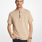 Cotton Half-Zip Polo Shirt