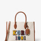 Mirella Medium Embellished Pebbled Leather Tote Bag