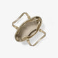 Jet Set Travel Extra-Small Metallic Top-Zip Tote Bag