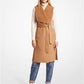 Wool Blend and Sherpa Wrap Vest