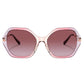 Coach C3445 HC 8315 56418H Womens Geometric Sunglasses
