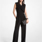 Crepe Double-Breasted Jumpsuit