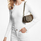 Mila Small Leopard Print Calf Hair Shoulder Bag