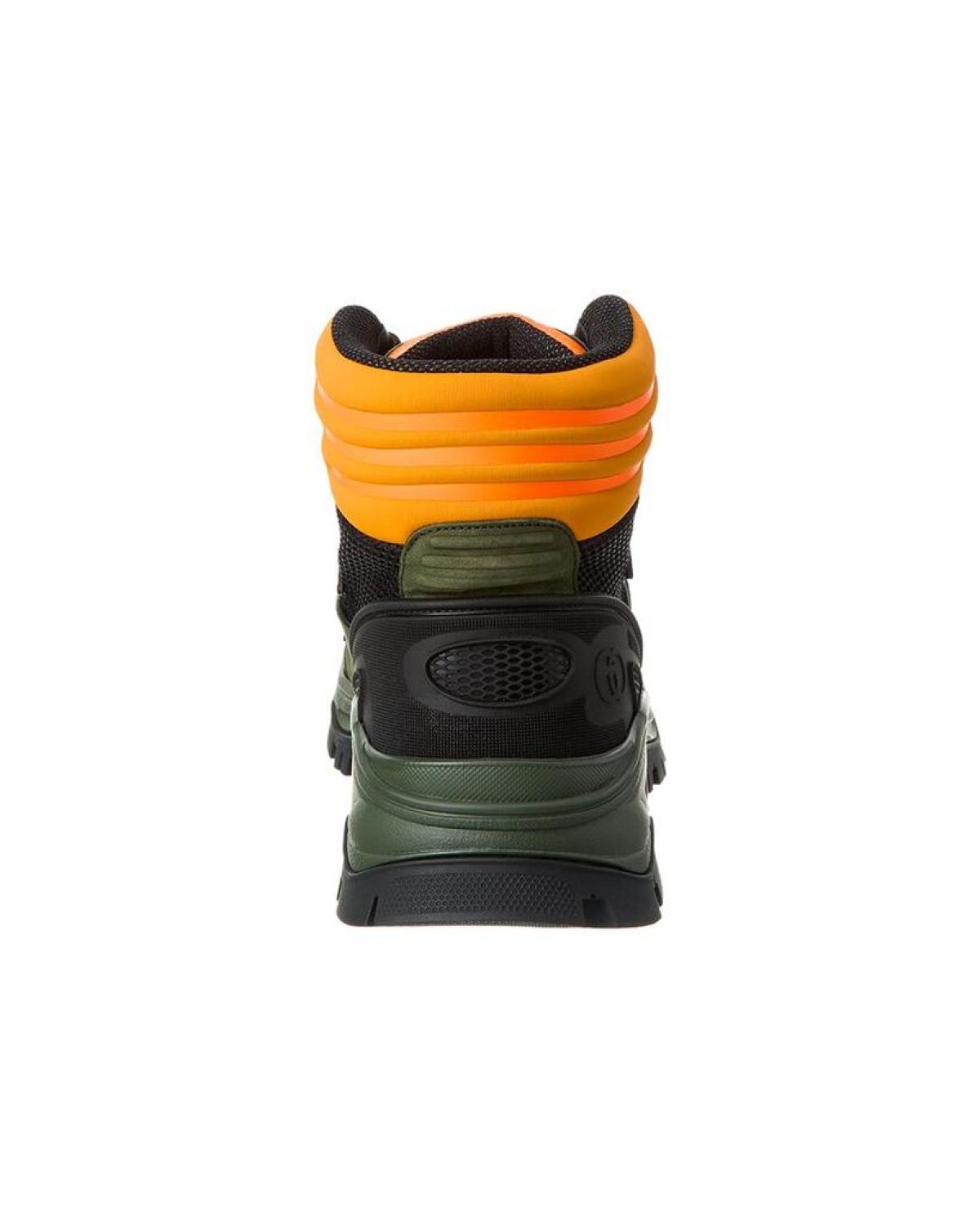 Gucci Mesh & Suede Boot