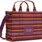 Purple Medium 'The Stripe Traveler Tote' Tote
