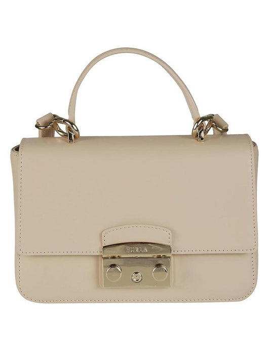 Furla Metropolis Push-Lock Detailed Mini Top Handle Bag
