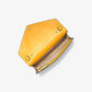 Small Saffiano Leather Envelope Crossbody Bag