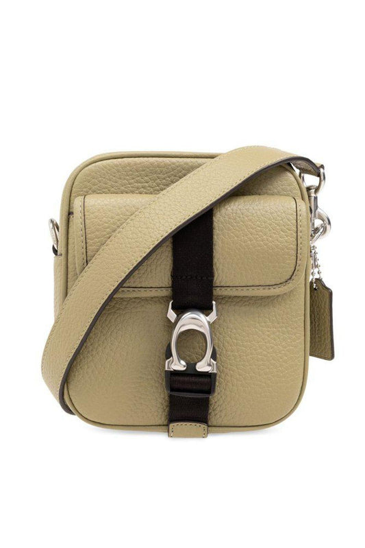 Coach Beck Logo Buckled Messenger Bag