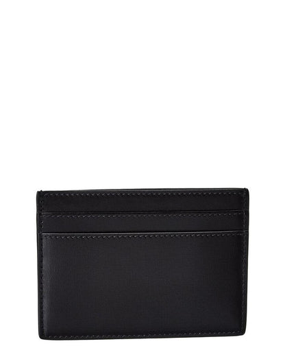 Saint Laurent Tiny Monogram Leather Card Case, os
