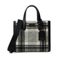 Manhattan Studio Plaid Fabric Small Tote