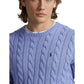 Cable-Knit Cotton Sweater