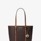 Jet Set Travel Small Logo Top-Zip Tote Bag