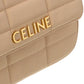 CELINE Monochrome Quilted Leather Shoulder Bag