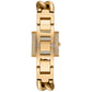 Women's Mk Chain Lock Quartz Three-Hand Gold-Tone Stainless Steel Watch 25mm