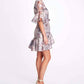 Floral Wrap Dress In Multicolor