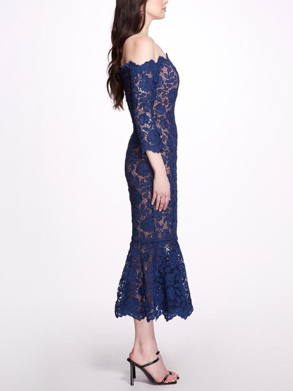 Fit to Flare Lace Gown