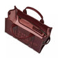 Small Leather Traveler Tote Bag