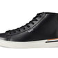 Clint Smooth Leather High-Top Sneakers