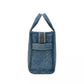 The Small Crystal-Embellished Denim Tote Bag
