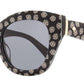 Kate Spade Women's Rectangular Sunglasses Jalena/S TAYM9 Black 49mm