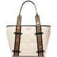 Maeve Logo Webbing Large Open Tote