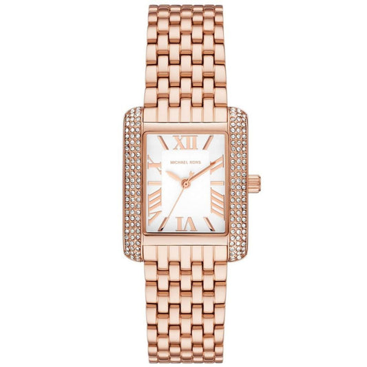 Women's Emery Three-Hand Rose Gold-Tone Stainless Steel Watch 33 x 27mm