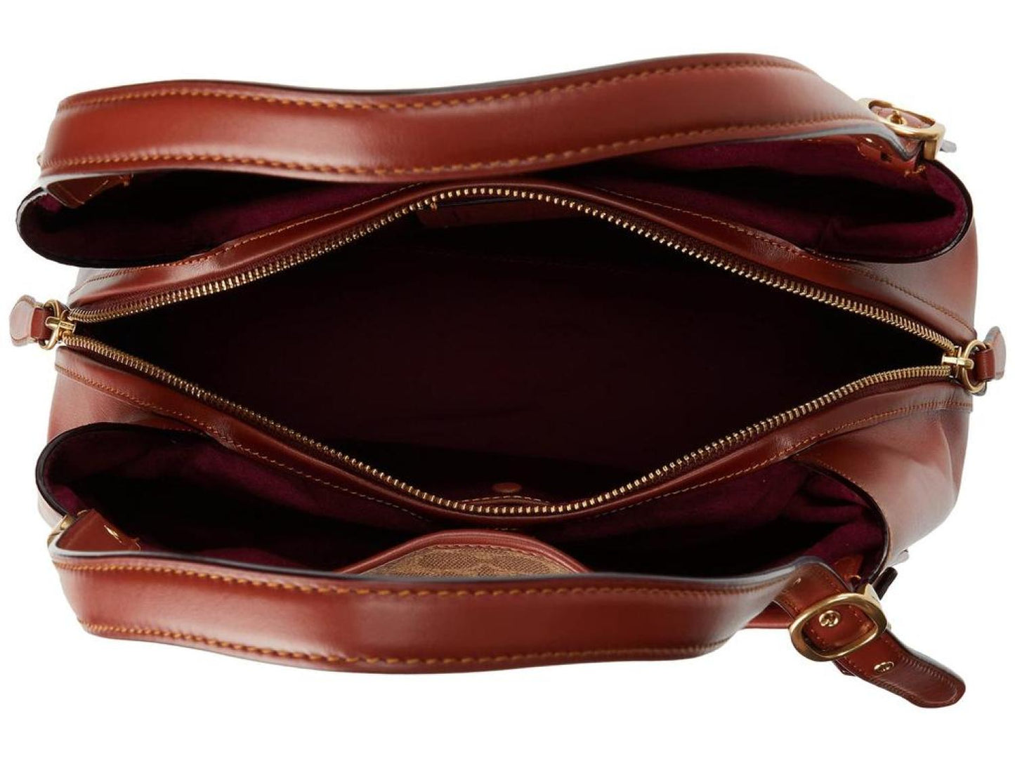 Coated Canvas Signature Lori Shoulder Bag