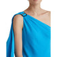 Georgette One-Shoulder Cocktail Dress