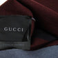 Gucci Unisex Burgundy Blue Wool Beanie Medium Knit Cap