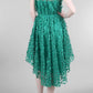 Shentel Petal Dress In Seaglass Green