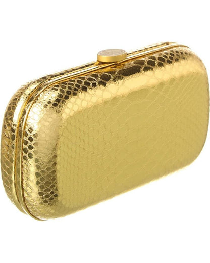 Michael Kors Collection Pill Leather Minaudiere Clutch