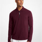 Cotton Half-Zip Polo Sweater
