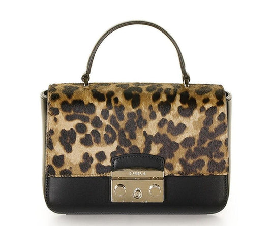 Furla Leopard Printed Mini Handbag