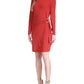Womens Metallica Above Knee Wrap Dress