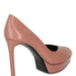 Saint Laurent Leather Platform High Heels
