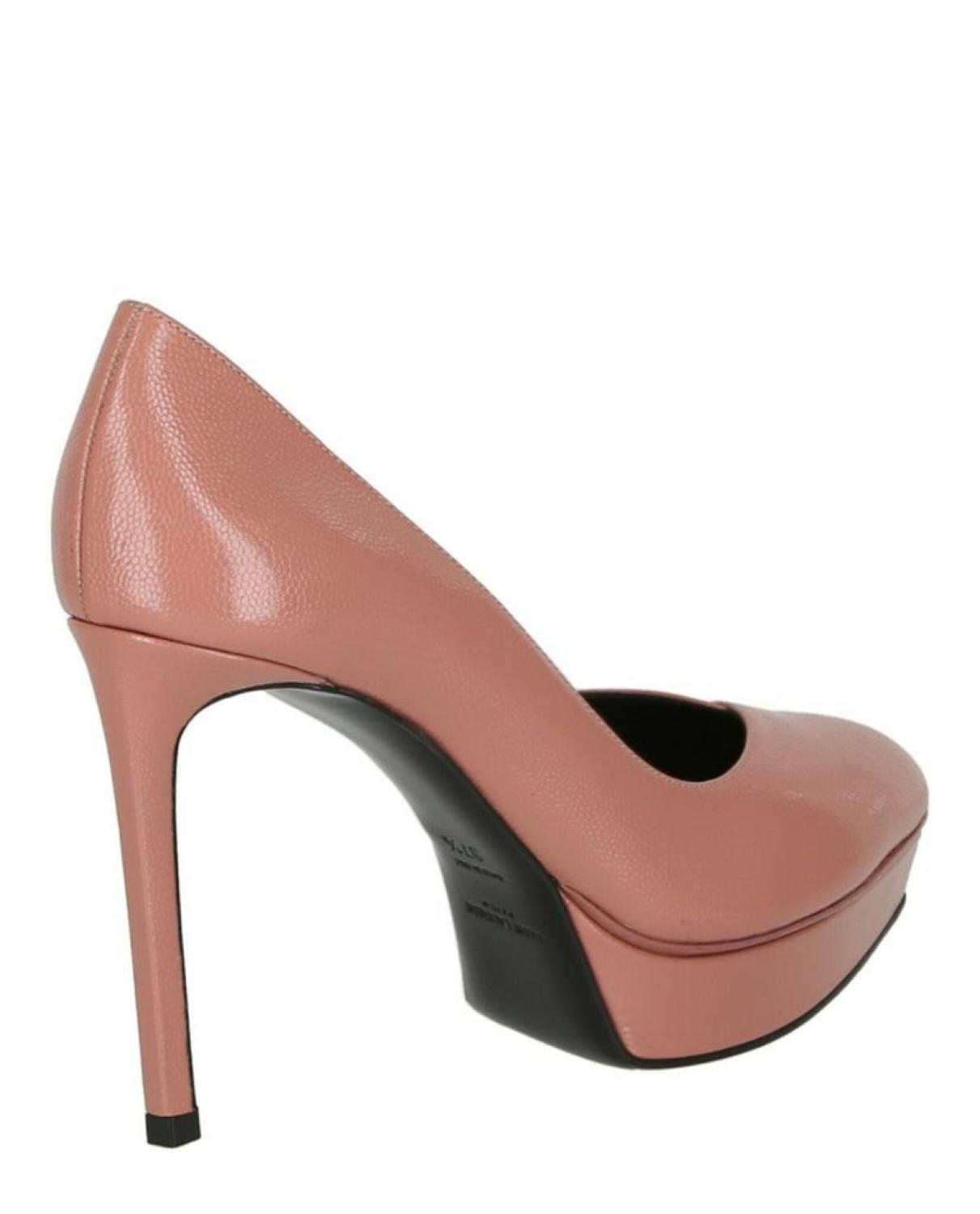 Saint Laurent Leather Platform High Heels