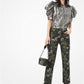 Floral Brocade Cargo Pants