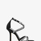 Celia Crystal Embellished Suede Sandal