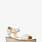 Richie Logo Platform Espadrille Sandal